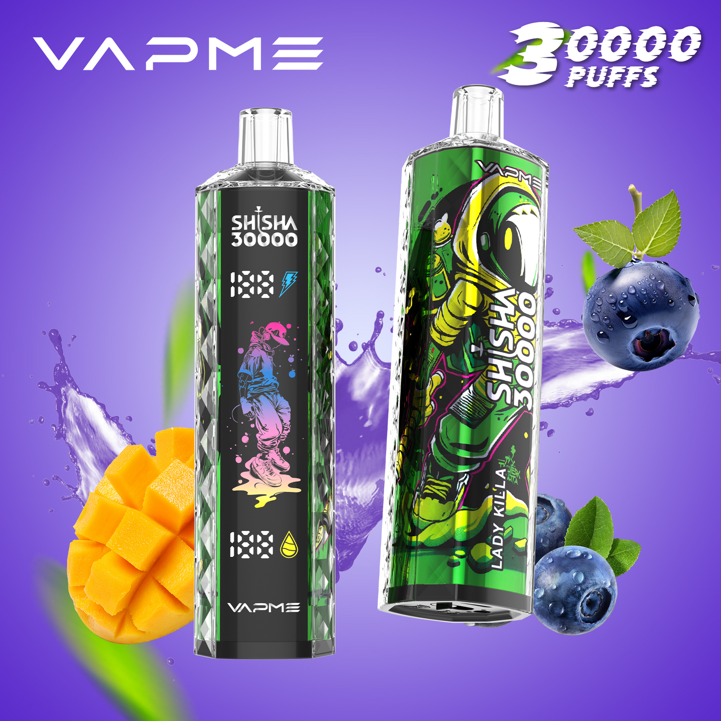 VAPME SHISHA ZERO 30K 0%